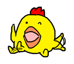 Chicken Piyoko sticker #11055002