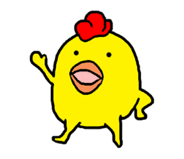 Chicken Piyoko sticker #11055004