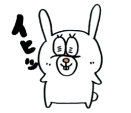 Sticker of the very cute rabbit!!USASUTA sticker #11055898