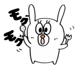 Sticker of the very cute rabbit!!USASUTA sticker #11055909