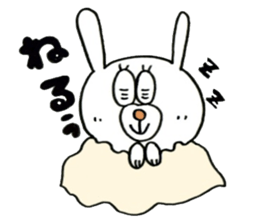 Sticker of the very cute rabbit!!USASUTA sticker #11055912
