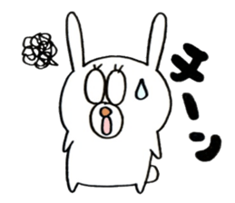 Sticker of the very cute rabbit!!USASUTA sticker #11055915