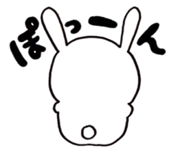 Sticker of the very cute rabbit!!USASUTA sticker #11055917
