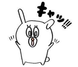 Sticker of the very cute rabbit!!USASUTA sticker #11055919