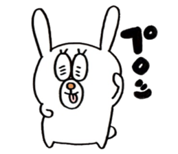 Sticker of the very cute rabbit!!USASUTA sticker #11055920