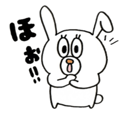 Sticker of the very cute rabbit!!USASUTA sticker #11055924