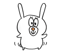 Sticker of the very cute rabbit!!USASUTA sticker #11055927