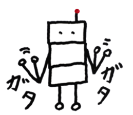 Robot 01 sticker #11056056