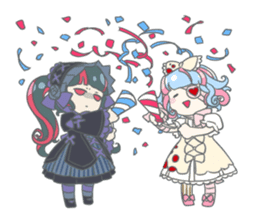 Gothic fantasy girl sticker #11056969