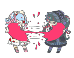 Gothic fantasy girl sticker #11056971