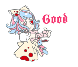 Gothic fantasy girl sticker #11056972