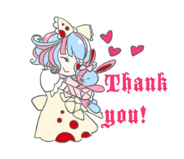 Gothic fantasy girl sticker #11056974