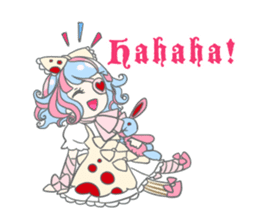 Gothic fantasy girl sticker #11056976