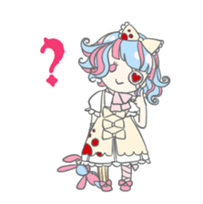 Gothic fantasy girl sticker #11056978