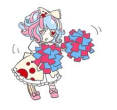 Gothic fantasy girl sticker #11056986