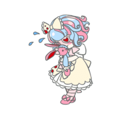 Gothic fantasy girl sticker #11056990