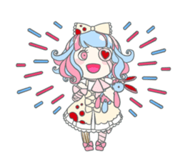 Gothic fantasy girl sticker #11056992