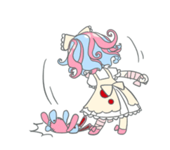 Gothic fantasy girl sticker #11056994