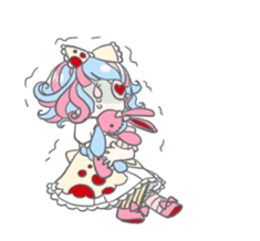 Gothic fantasy girl sticker #11057000