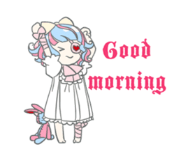 Gothic fantasy girl sticker #11057004