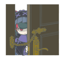 Gothic fantasy girl sticker #11057007