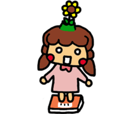 a sunflower sticker #11057275