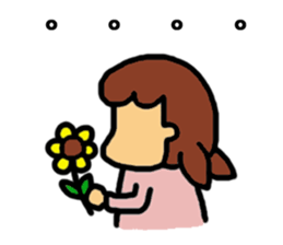 a sunflower sticker #11057283
