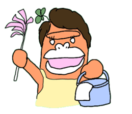 Dreaming Gorilla19 sticker #11057529