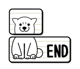 Guardian dog and electric bulletin board sticker #11058247