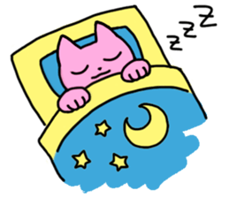 Nyamy the Fitness cat sticker #11058489