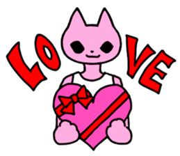 Nyamy the Fitness cat sticker #11058500