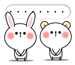 Usa and Kuma sticker #11058652