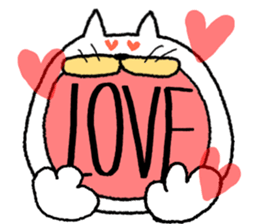 Cat cat  chat sticker #11059079
