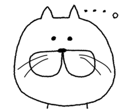 Cat cat  chat sticker #11059084