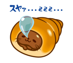 Croissant poodle sticker #11059494