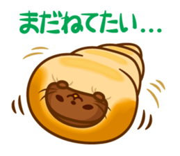 Croissant poodle sticker #11059495