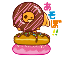 Croissant poodle sticker #11059500