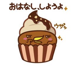 Croissant poodle sticker #11059503