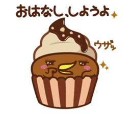 Croissant poodle sticker #11059503