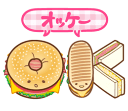 Croissant poodle sticker #11059504