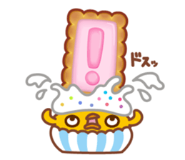 Croissant poodle sticker #11059507