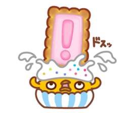 Croissant poodle sticker #11059507