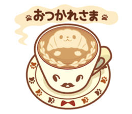 Croissant poodle sticker #11059511