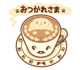 Croissant poodle sticker #11059511