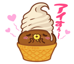 Croissant poodle sticker #11059515