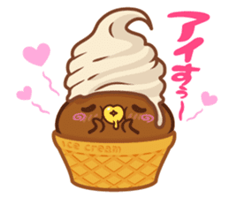 Croissant poodle sticker #11059515