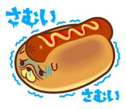 Croissant poodle sticker #11059516