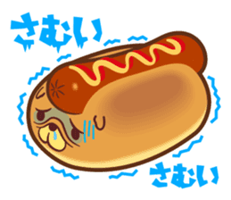 Croissant poodle sticker #11059516