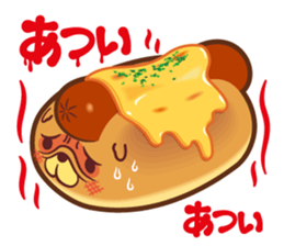 Croissant poodle sticker #11059517