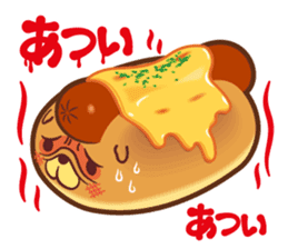 Croissant poodle sticker #11059517